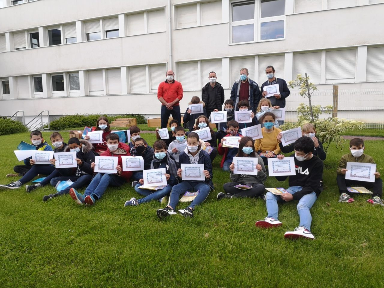 Remise des récompenses pour le concours Kangourou  Collège Jacques Monod