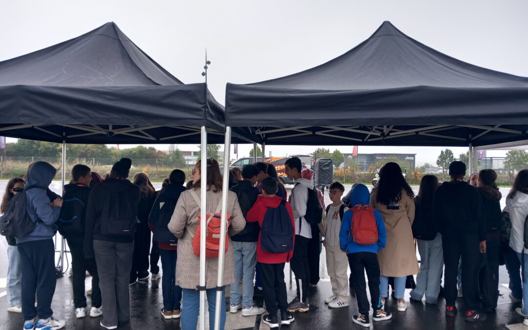 2 classes de 4ème assistent à la journée de la sécurité routière à l’Espace Mayenne !