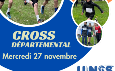 Cross départemental : mercredi 27 novembre